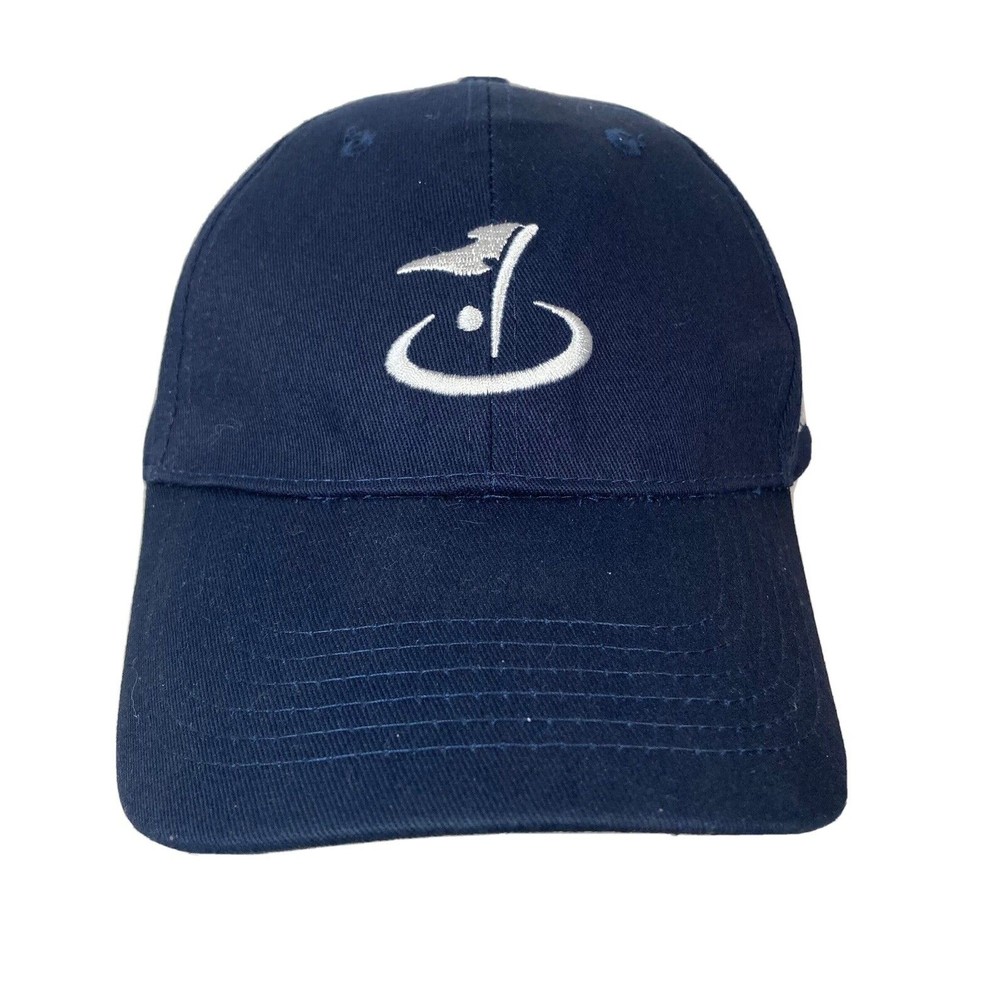 GOLF.COM World Amateur Handicap Championship Hat Cap Blue Adjustable Strap EUC